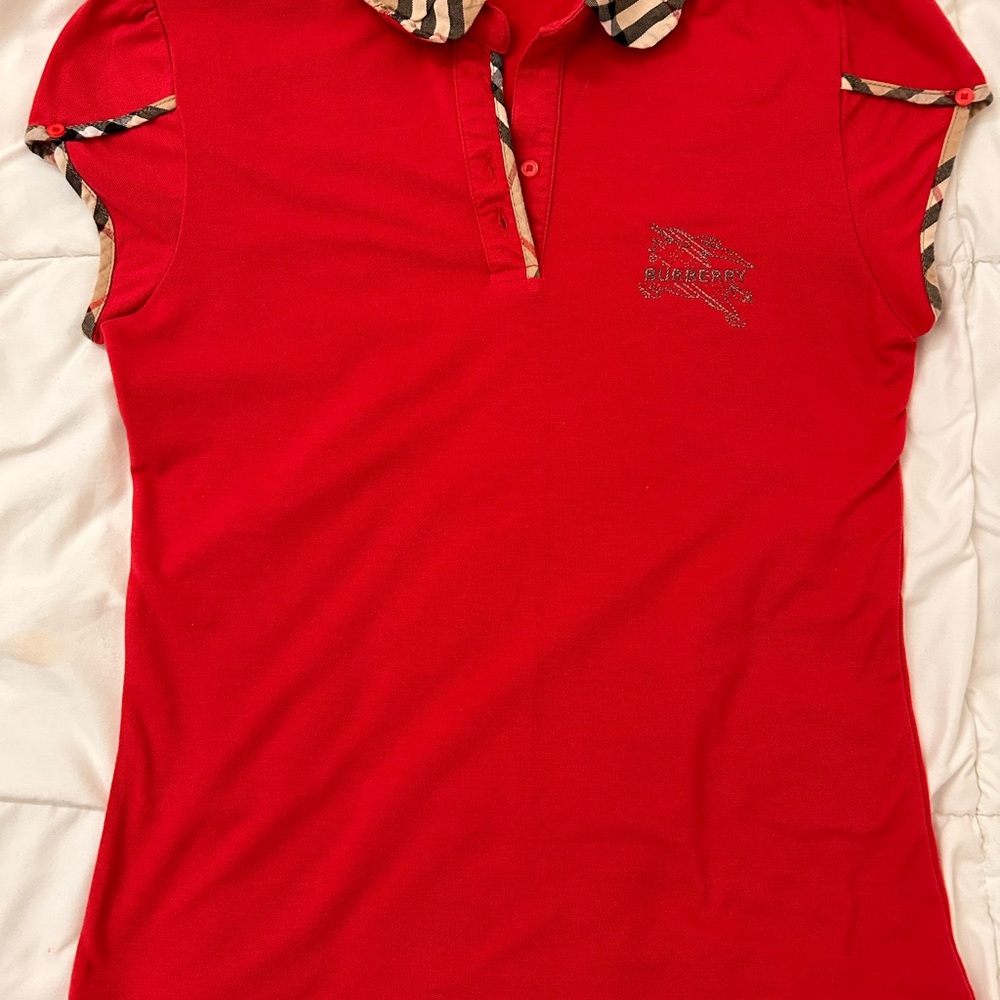 Burberry polo top